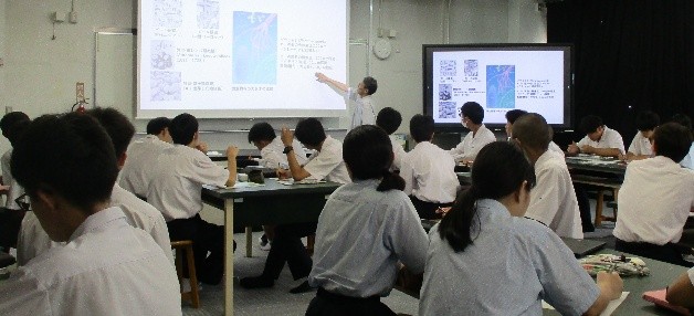 広島県立西条農業高等学校での模擬講義の実施
